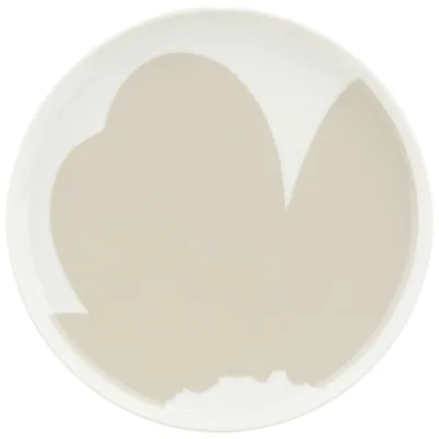 Marimekko Iso Unikko Tallerken 25 cm, hvid