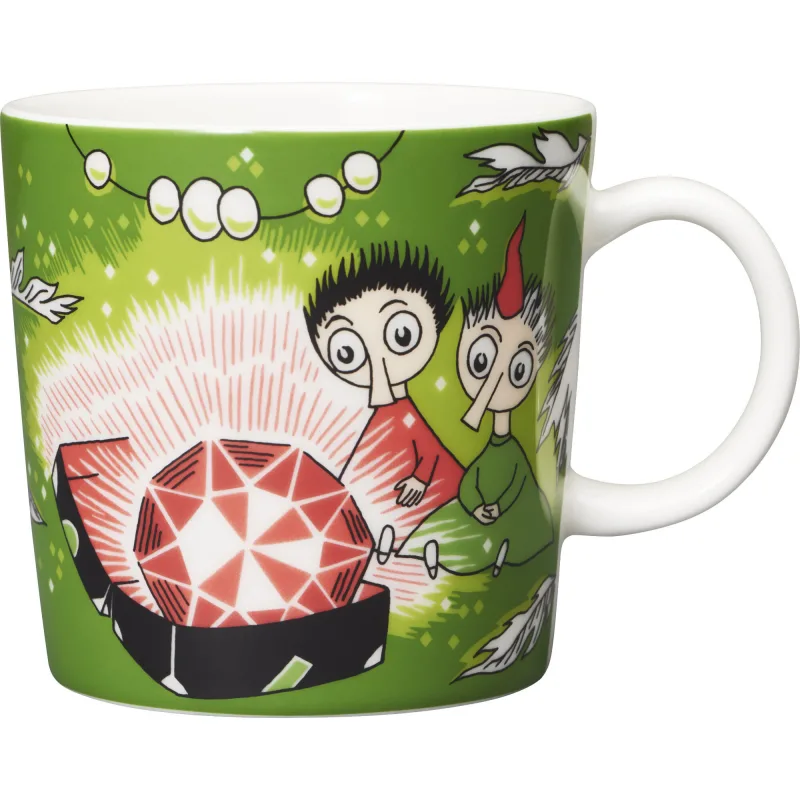 Moomin arabia Mumikrus, Tofslen & Vifslen (grøn)