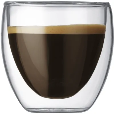 Bodum PAVINA Dobbeltvægget espressoglas, 0,08 l - 2 stk.