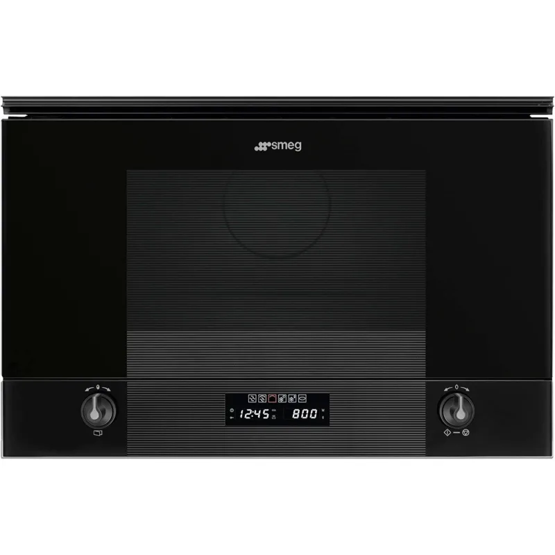 Smeg MP122B3 Linea indbygningsmikroovn 60 cm, sort