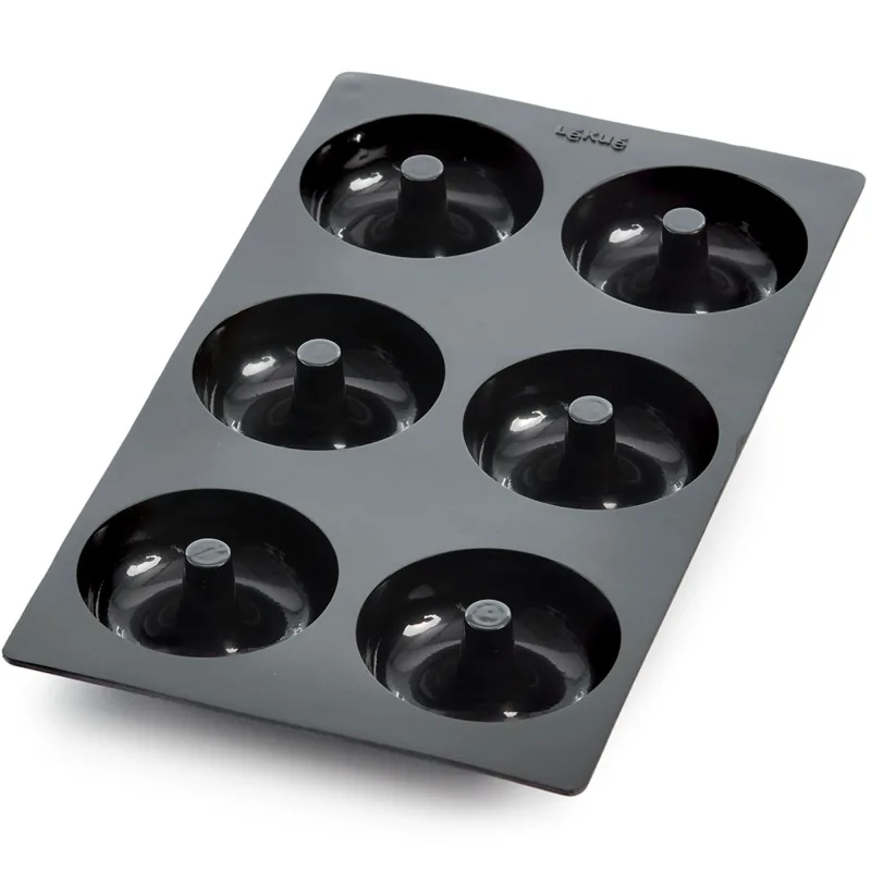 Lékué Gourmet Donutform Sort 6 stk.