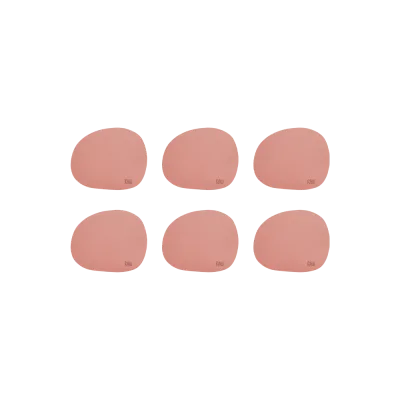Raw silikone coasters glasbrikker 6-pak - Spice Rose