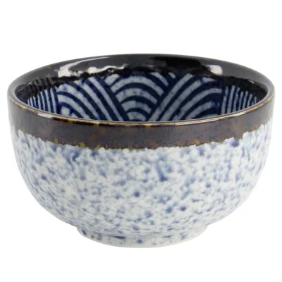 Tokyo design studio Aisai Seigaiha Bowl 550ml