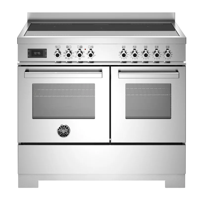 Bertazzoni PRO105I2EXT2 Professional induktionskomfur 100 cm med 5 zoner, rustfrit stål