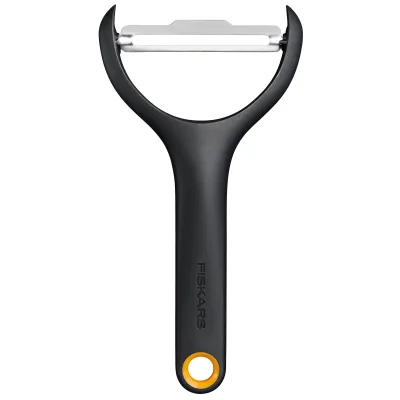 Fiskars Functional Form grøntsagsskræller 15 cm, sort/orange