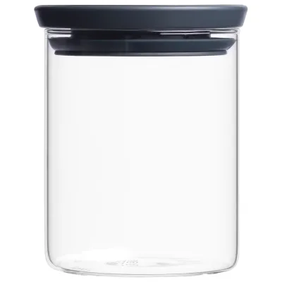 Brabantia Stabelbar glasbeholder 0,6 liter, transparent