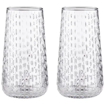 Marimekko Sykys Glas, klart glas, 2 stk.