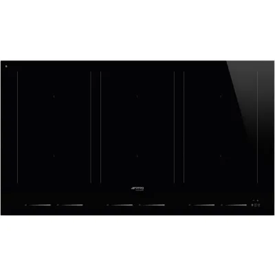 Smeg SIM1964D Linea induktionskogeplade 90 cm, sort