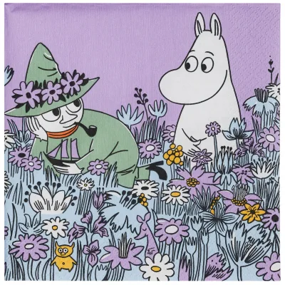 Moomin arabia Mumi papirserviet 33 cm, Venner for altid