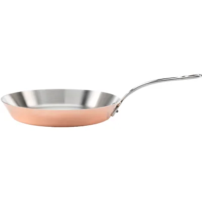 Samuel Groves Stegepande 26 cm, kobber