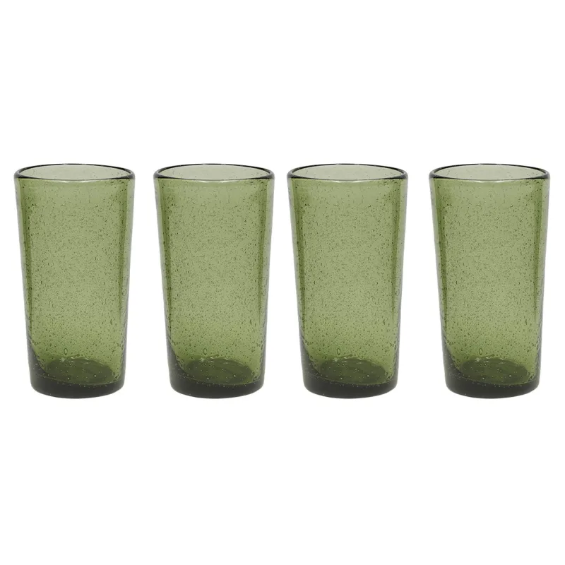 Oyoy living design Kuki Highball glas 33 cl 4 stk, green