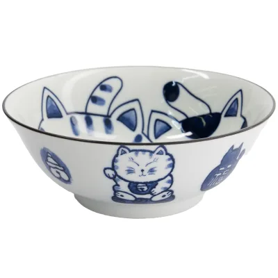 Tokyo design studio Kawaii Cat Neko ramenskål 1 liter (33420)