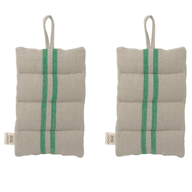 Oyoy living design Linu grydelapper 2 stk, grøn