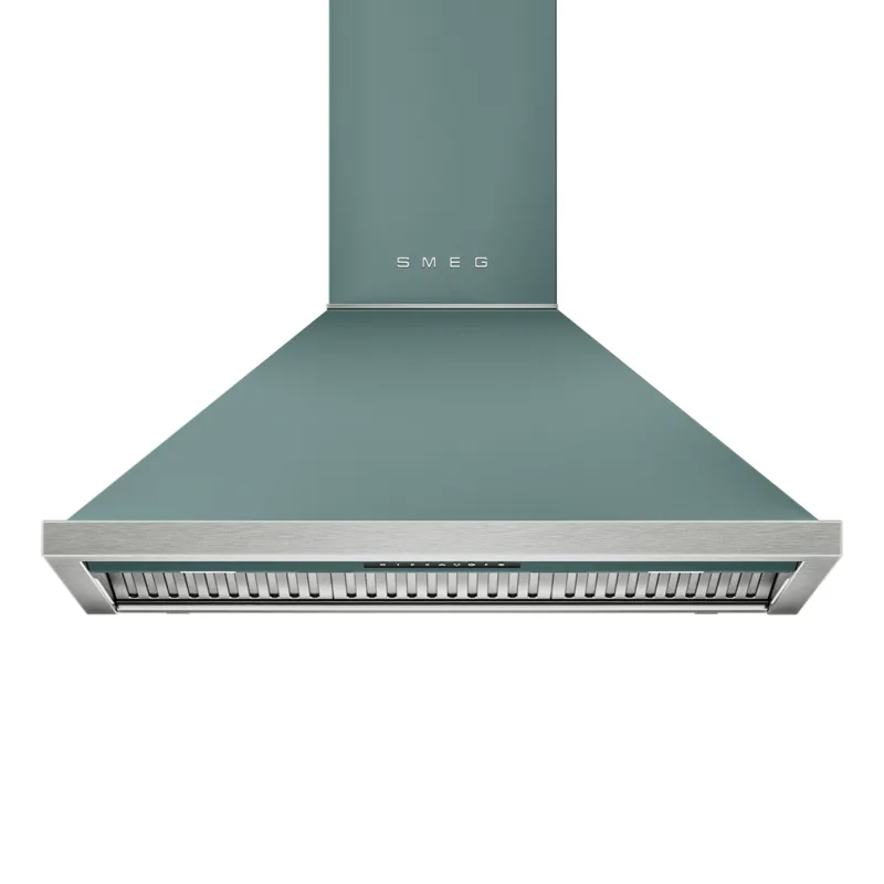 Smeg Portofino KCU94EGM vægmonteret emhætte 90 cm, emerald green