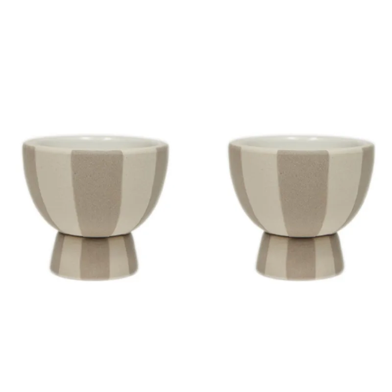 Oyoy living design Toppu æggebæger 2 stk, clay