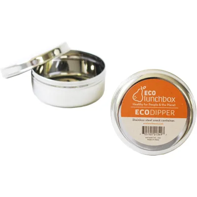 Eco lunchbox ECODipper rund snacksboks