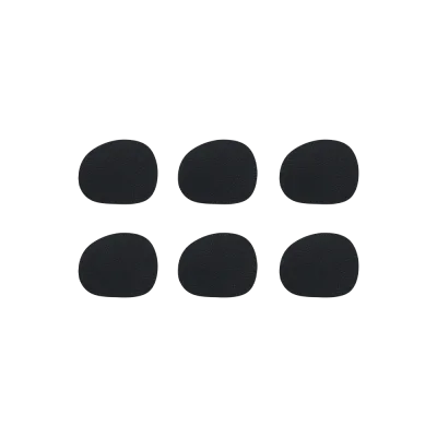 Raw Buffalo coasters glasbrikker 6-pak - Sort