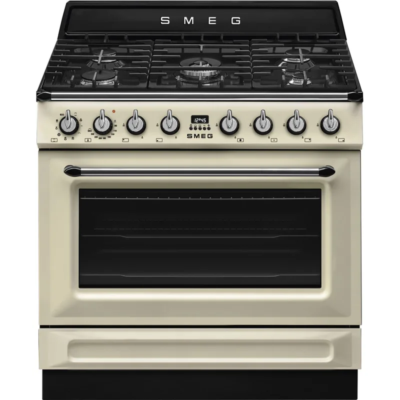 Smeg Gaskomfur Victoria TR90GMP 90 cm, creme