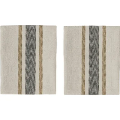 Oyoy living design Linu serviet, sort, 2 stk.