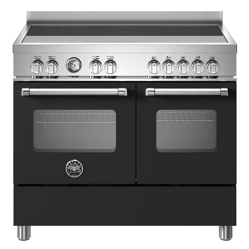 Bertazzoni MAS105I2ENET Master induktionskomfur med dobbeltovn, 100 cm, mat sort