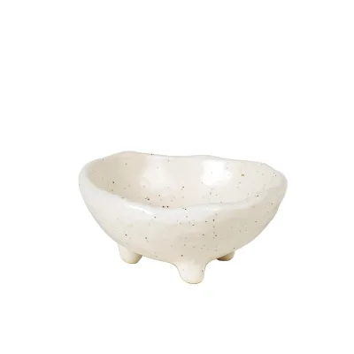 Broste Nordic Vanilla skål med fødder 8,5 cm
