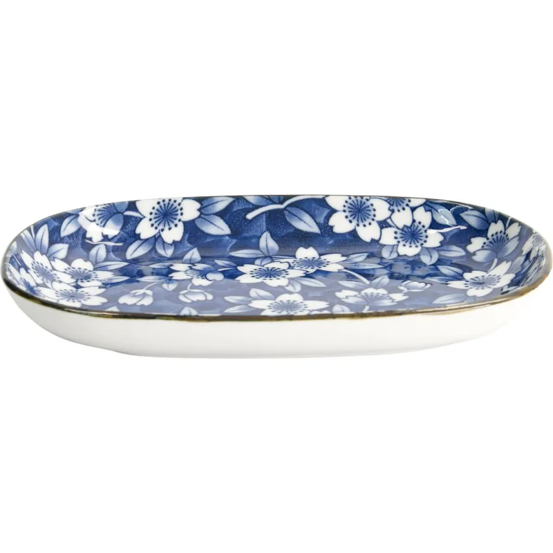 Tokyo design studio Blue Sakura oval tallerken