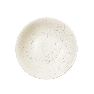 Broste Nordic Vanilla dyb tallerken 22 cm