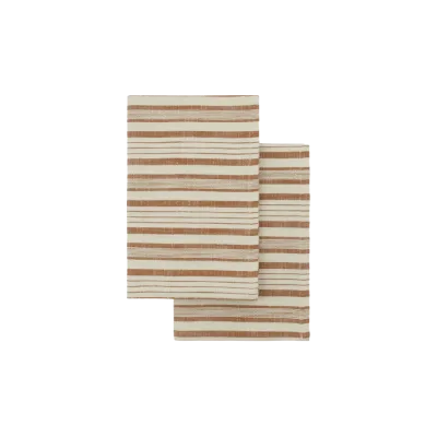 Viskestykker 2-pak - Terracotta