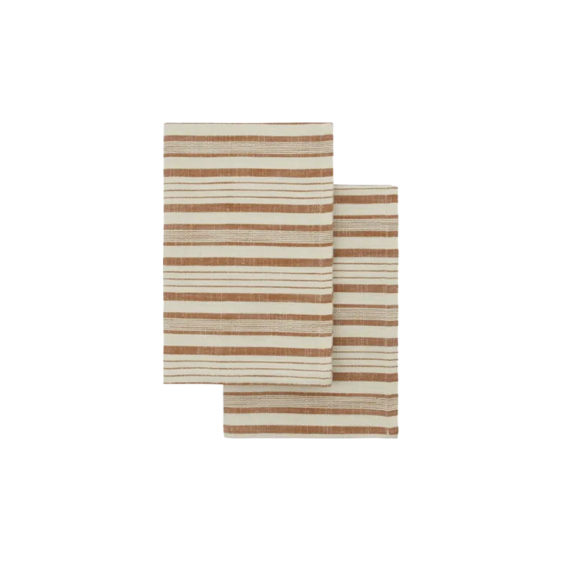 Viskestykker 2-pak - Terracotta