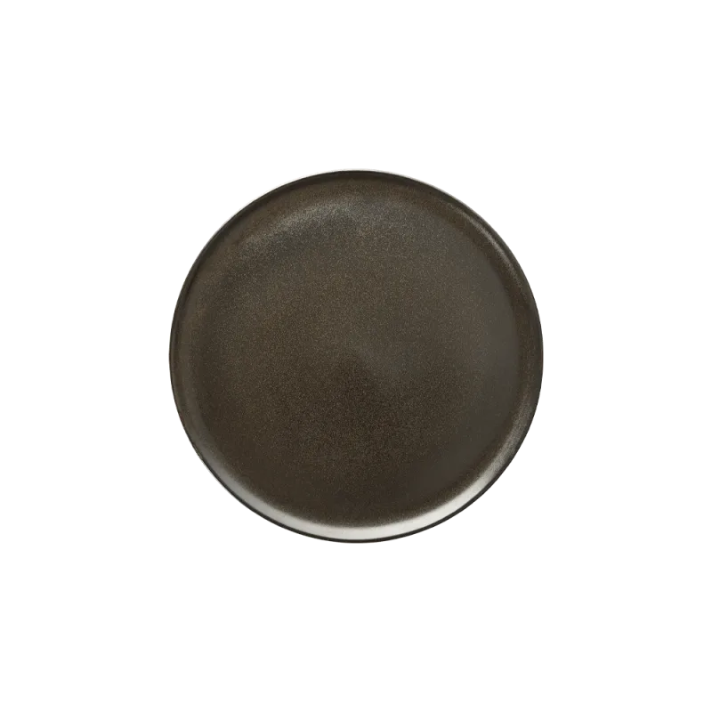 Raw middagstallerken 28 cm - Metallic Brown