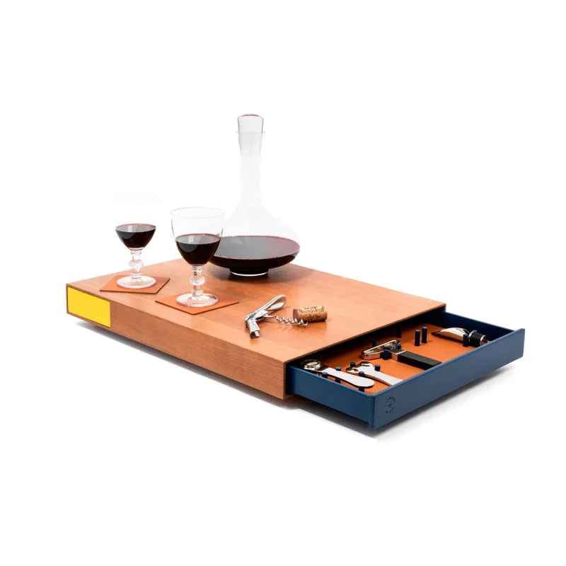 L atelier du vin L'Atelier du Vin Le Plateau vinsæt, kirsebærtræ