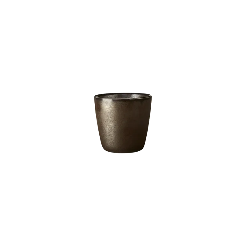 Raw krus uden hank - Metallic Brown