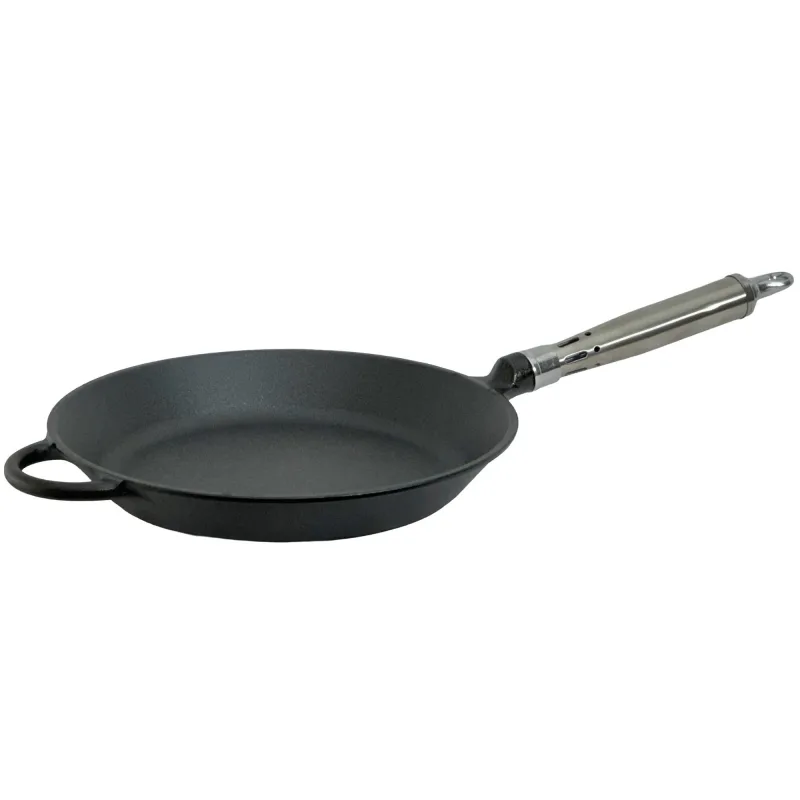 Ronneby bruk Maestro støbejernspande med udadgående kant, 28 cm