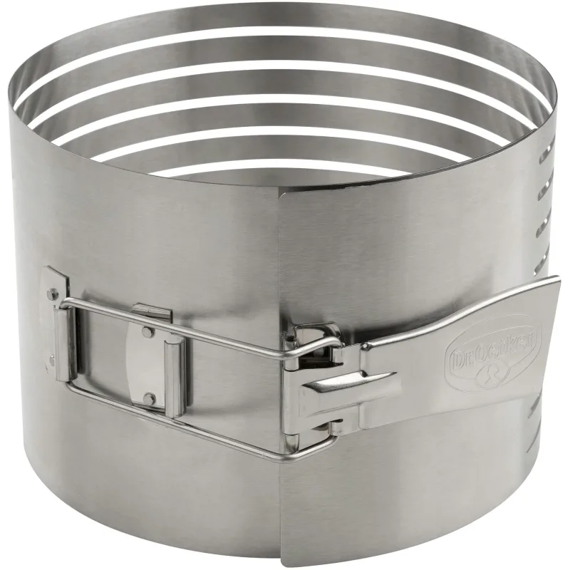 Dr oetker Kagedeler justerbar 18-20 cm, rustfrit stål