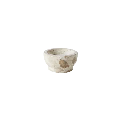 Vita salt skål 6,3 cm - Seashell