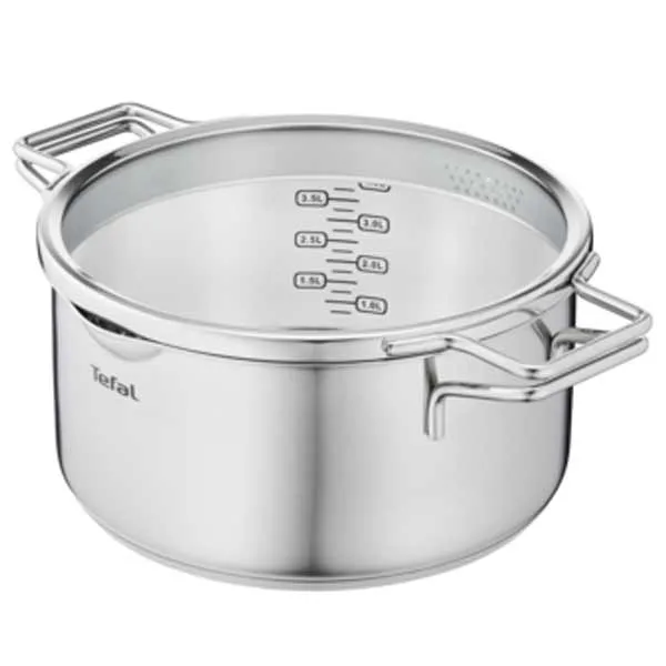 Tefal Nordica Gryde med glaslåg 4,8 liter - H8524636