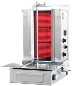 Keramisk Kebabgrill m. bund motor - EL - 30kg