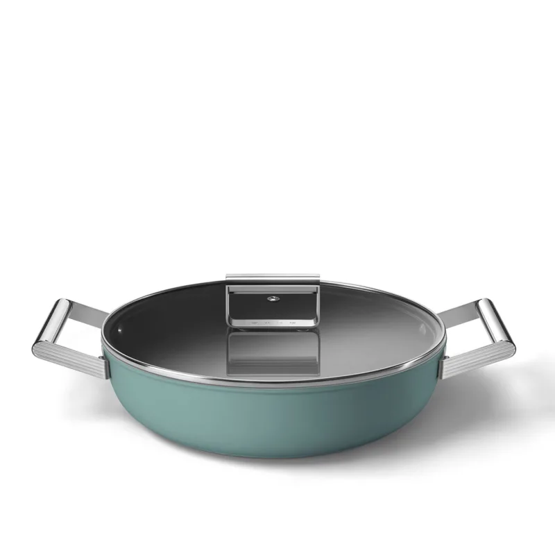 Smeg Sauterpande Ø28 cm, smaragdgrøn