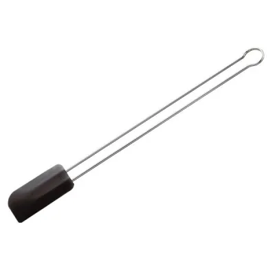 Rösle Spatel/dejskraber smal stål/sort - 26 cm