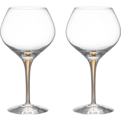 Orrefors Intermezzo Bouquet vinglas 70 cl, guld