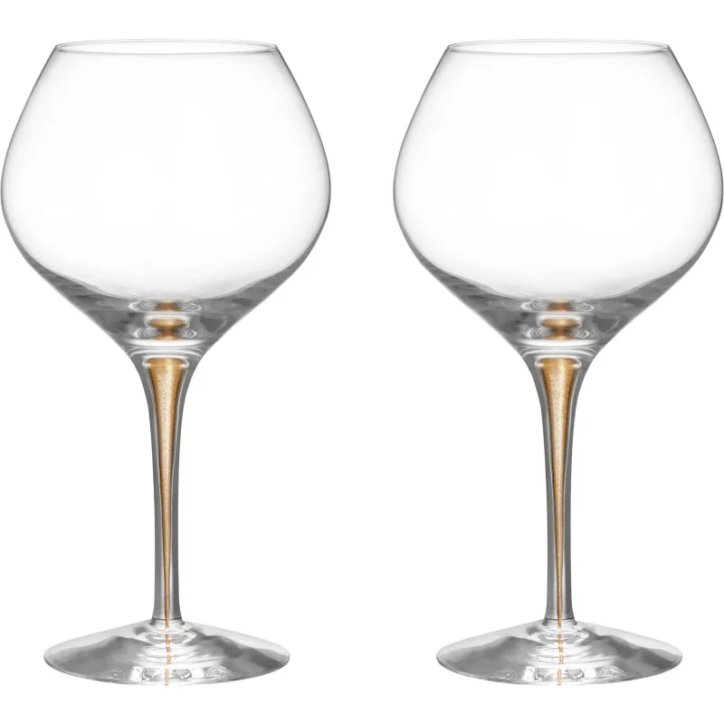 Orrefors Intermezzo Bouquet vinglas 70 cl, guld