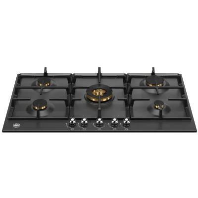 Bertazzoni P905CHER Heritage Gaskomfur 90 cm, Sort