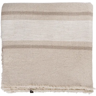 Ernst Dug 145 x 300 cm, natur/hvid/beige
