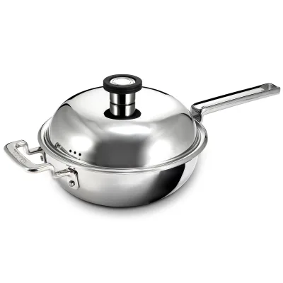 Robert welch 316 Series wok med låg, rustfrit stål