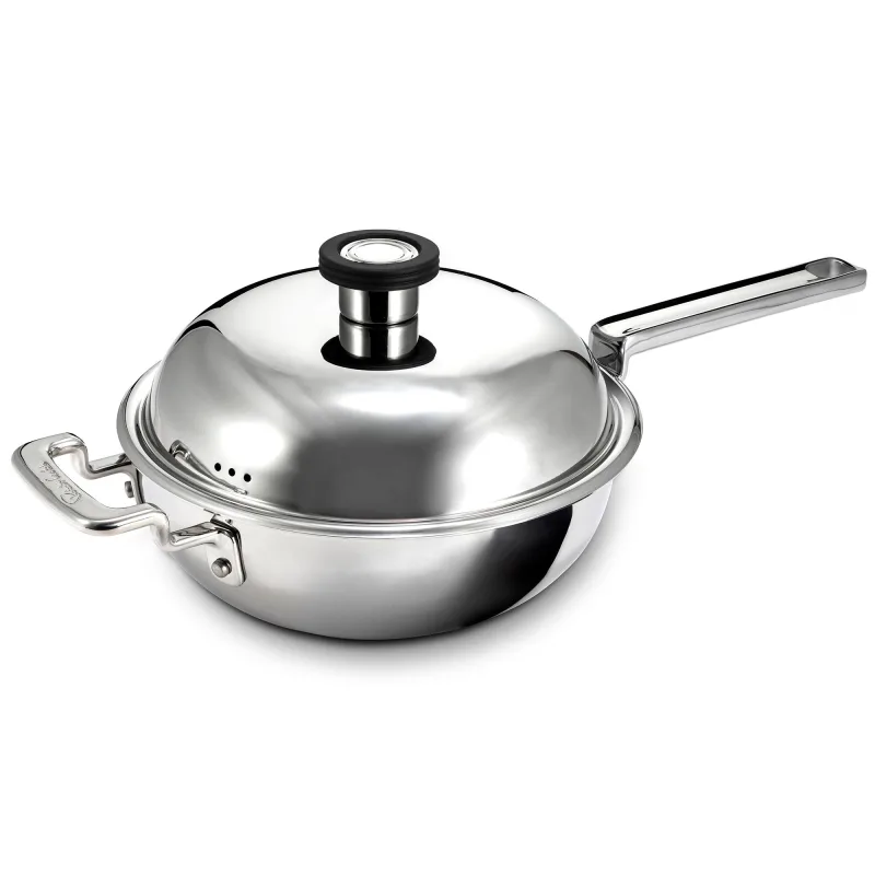 Robert welch 316 Series wok med låg, rustfrit stål