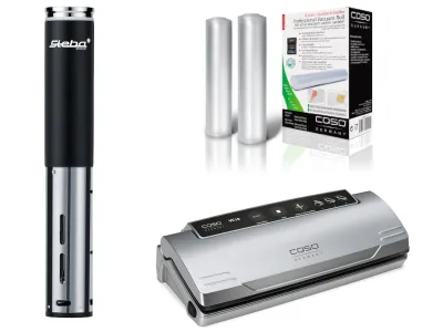 Steba SV60 Sous Vide Stav + Caso Vakuumpakker