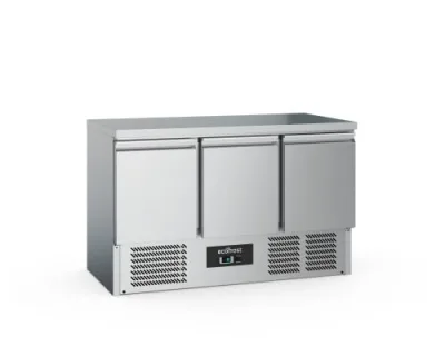 Saladette 3 døre fast top