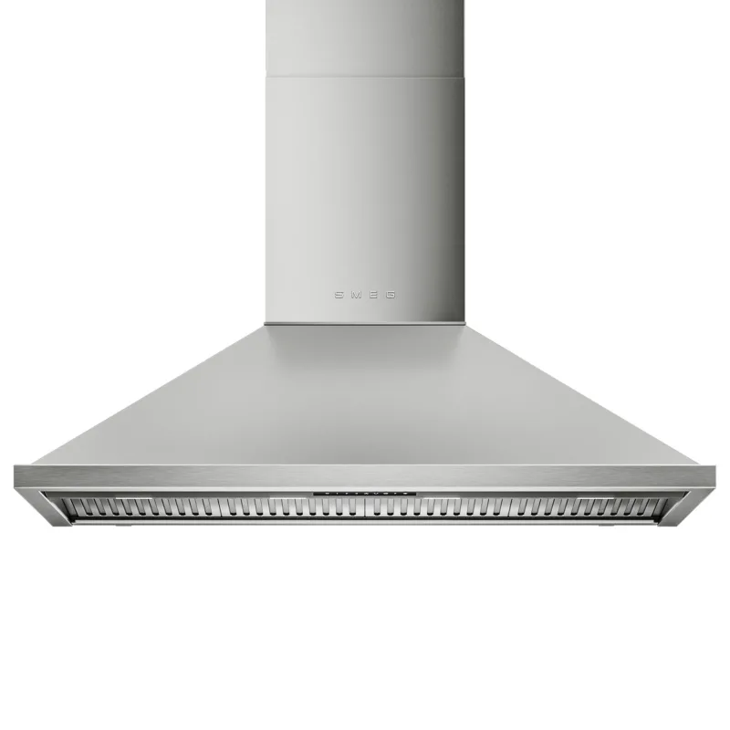 Smeg Portofino KCU124X væghængt emhætte 120 cm, rustfrit stål