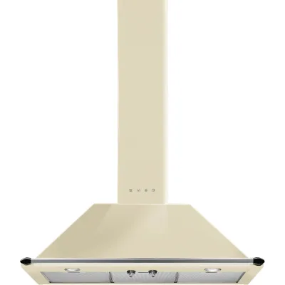Smeg KT90PE 90 cm Victoria Væghængt Emhætte, Creme