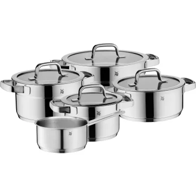 Wmf Compact Cuisine grydesæt, 5 dele inkl. 4 glaslåg